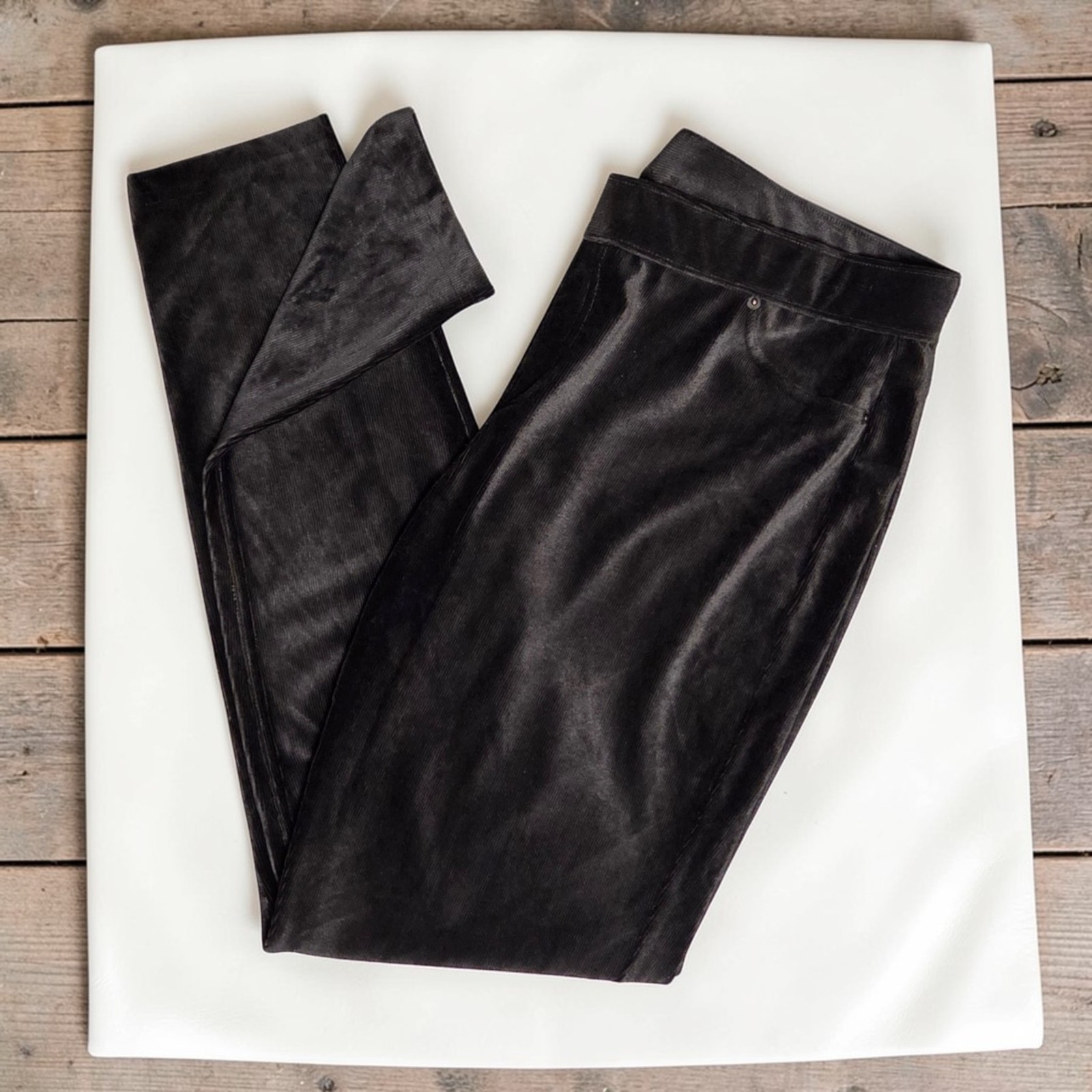 Simply Vera Wang Velvet Stretchy Legging Pants L